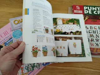 Lote revistas punto de cruz