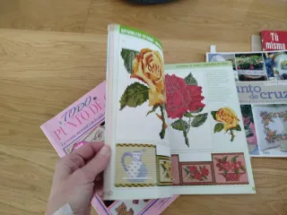 Lote revistas punto de cruz