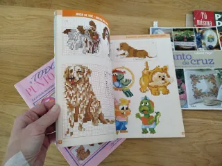 Lote revistas punto de cruz
