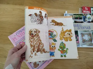 Lote revistas punto de cruz