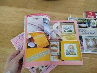 Lote revistas punto de cruz