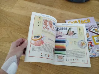 Lote revistas punto de cruz