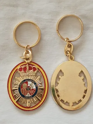 Llavero y boli Policía Nacional