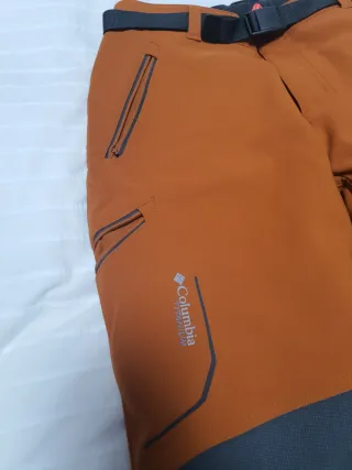 Pantalón Alpinismo Columbia Titanium Naranja/Gris