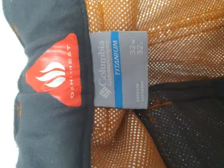 Pantalón Alpinismo Columbia Titanium Naranja/Gris