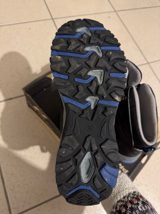 Scarponi Trekking N.41 Nero/Blu waterproof