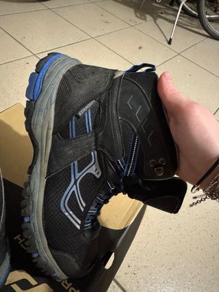 Scarponi Trekking N.41 Nero/Blu waterproof