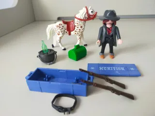 Lote Playmobil Western Bandido custom