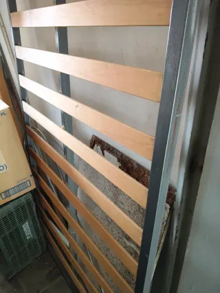 Somier metálico y de madera