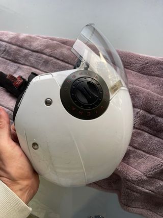 Casco Moto CABERG Talla L Blanco