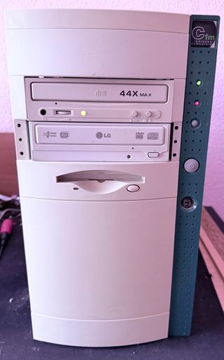 PC retro pentium III MMX  windows 98se