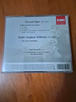 Delius & Elgar CD música clásica británica