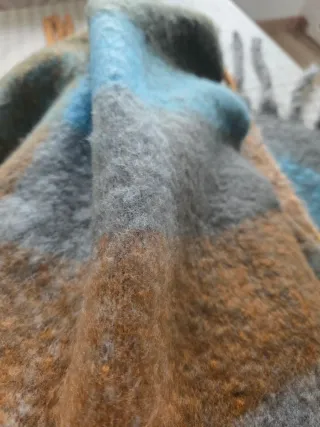 Bufanda Parfois azul y marrón