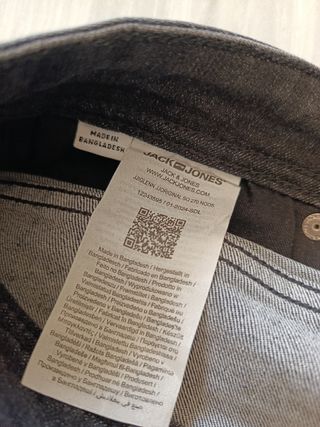 Vaqueros Jack & Jones grises hombre