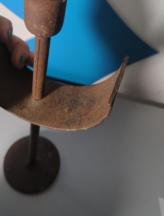 Candelabro de hierro forjado artístico