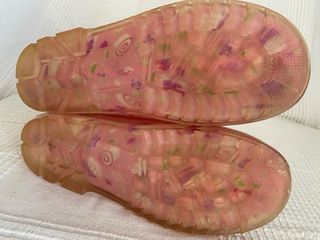 Botas de agua niña rosas con dibujos