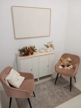 2 Butacas Sklum Terciopelo en tonos rosado salmón