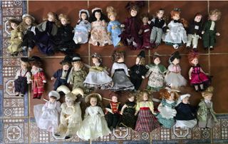 Colección 57 Muñecas Porcelana Lucyle 1:12