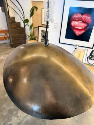 Lámparas de techo de metal tejida