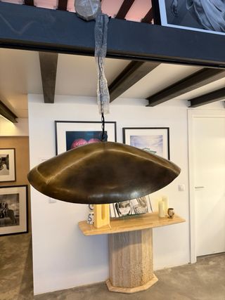 Lámparas de techo de metal tejida