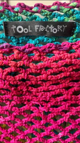 Jersey calado multicolor