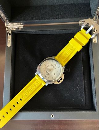 Correa de reloj para Panerai amarilla