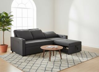 Sofá Cama Gris 3 Plazas Moderno