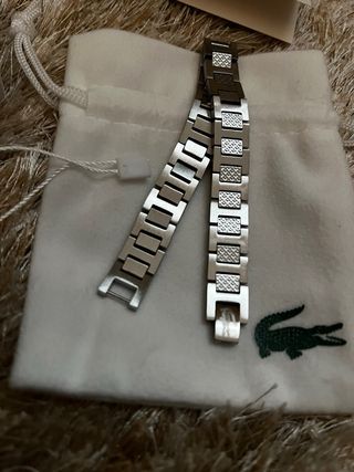 Pulsera Lacoste Plata