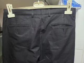 Pantalón de vestir negro hombre Talla L