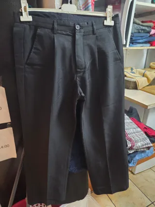 Pantalón de vestir negro hombre Talla L