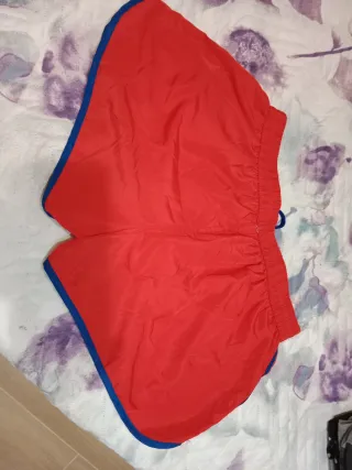 Bañador/Short Hombre Talla XL Rojo/Azul