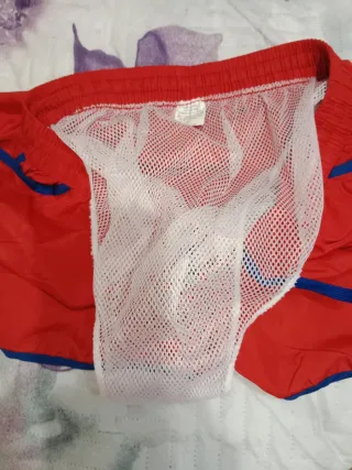 Bañador/Short Hombre Talla XL Rojo/Azul