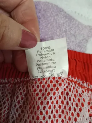 Bañador/Short Hombre Talla XL Rojo/Azul