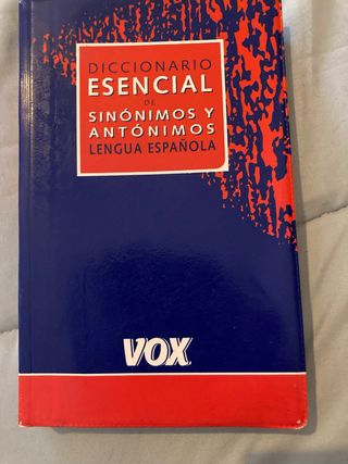 Diccionario sinónimos y antónimos