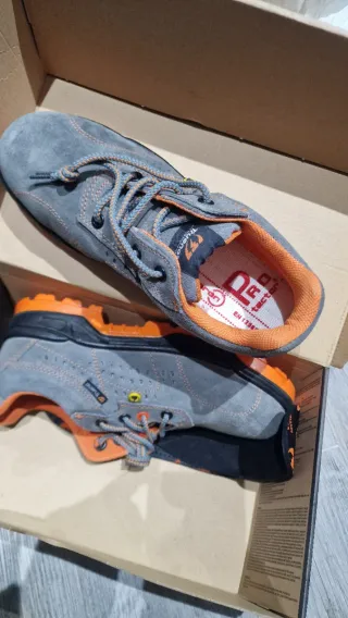Zapatos de seguridad Trueno grises y naranjas