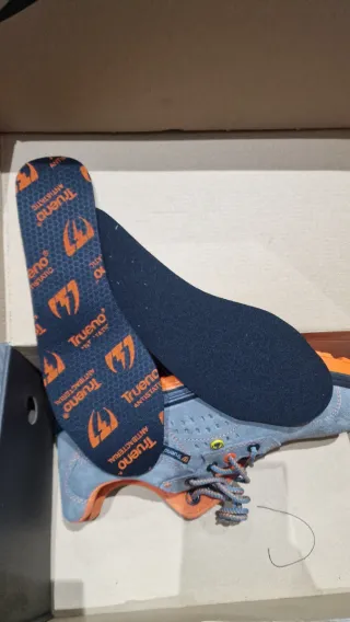 Zapatos de seguridad Trueno grises y naranjas