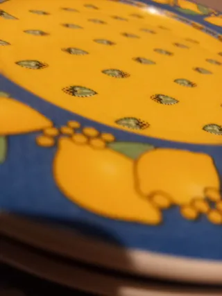 3 Platos Cerámica Provenzal