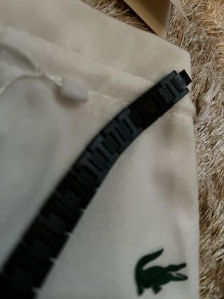 Pulsera Lacoste Negra