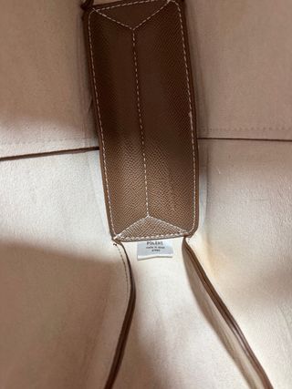 Bolso Polène Marrón con Neceser