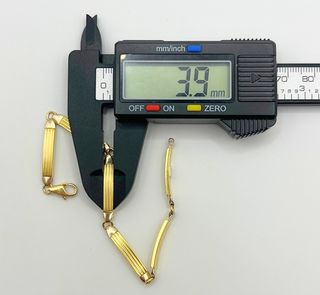 Pulsera Oro Combinado 18k 8.36 gr