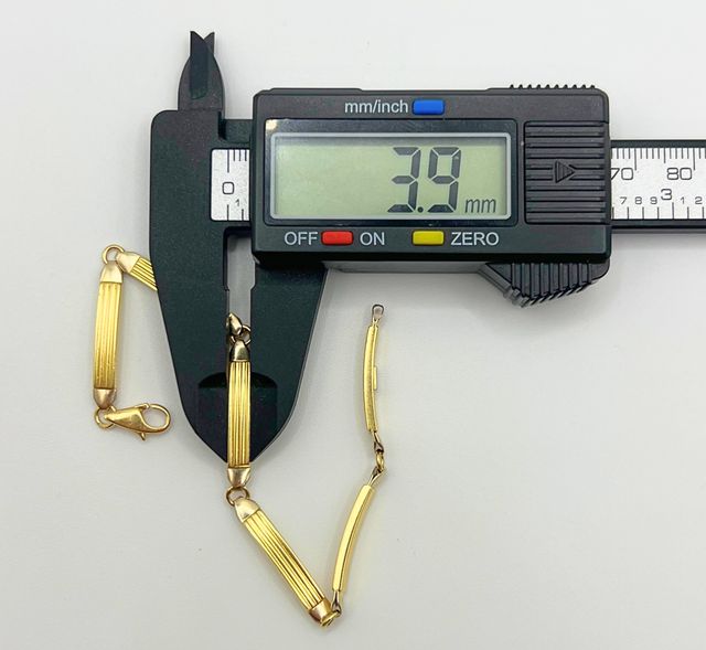 Pulsera Oro Combinado 18k 8.36 gr