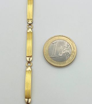 Pulsera Oro Combinado 18k 8.36 gr