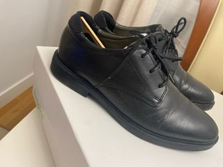Zapatos Geox Negros Cordones Hombre/ Niño