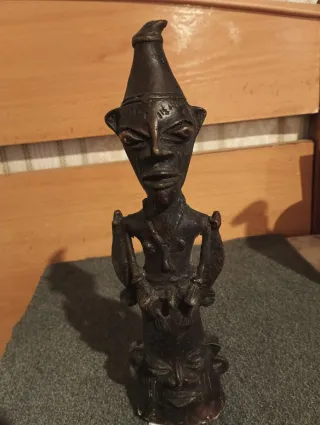 Estatuilla Bronce Edan Ogboni