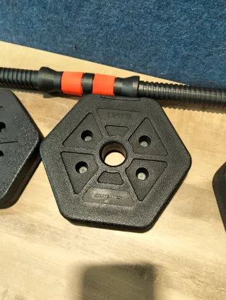 Juego de Mancuernas, Barra 20kg SONGMICS SYL200B01