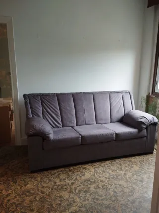 Sofá de 3 plazas gris