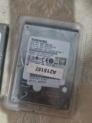 3 Discos Duros: WD, Seagate, Toshiba