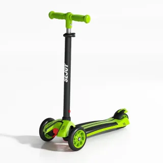 Patinete infantil 4 ruedas LED