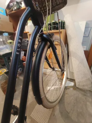 Bicicleta paseo Eloops 520 azul