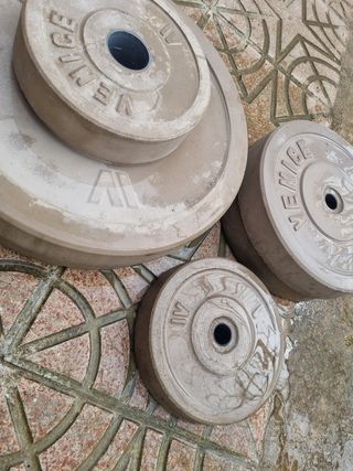 4 Pesas 10Kg + 2 de 20Kg 28mm | Oferta top